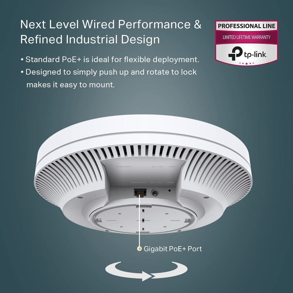 TP-Link EAP650 | Omada WiFi 6 AX3000 Wireless Gigabit Ceiling Mount Access Point | Support Mesh, OFDMA, Seamless Roaming, HE160 & MU-MIMO | SDN Integrated | Cloud Access & Omada App | PoE+ Powered