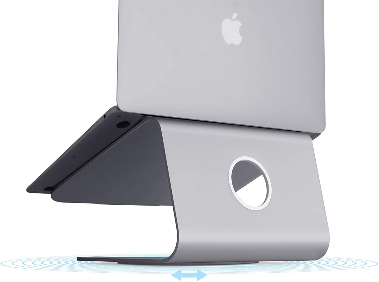 Rain Design mStand360 Laptop Stand with Swivel Base, Space Gray (10074) mStand360 Space Gray