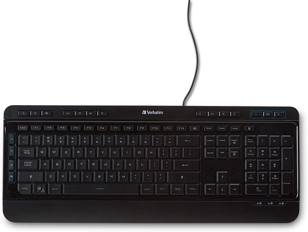 Verbatim Illuminated Wired Keyboard