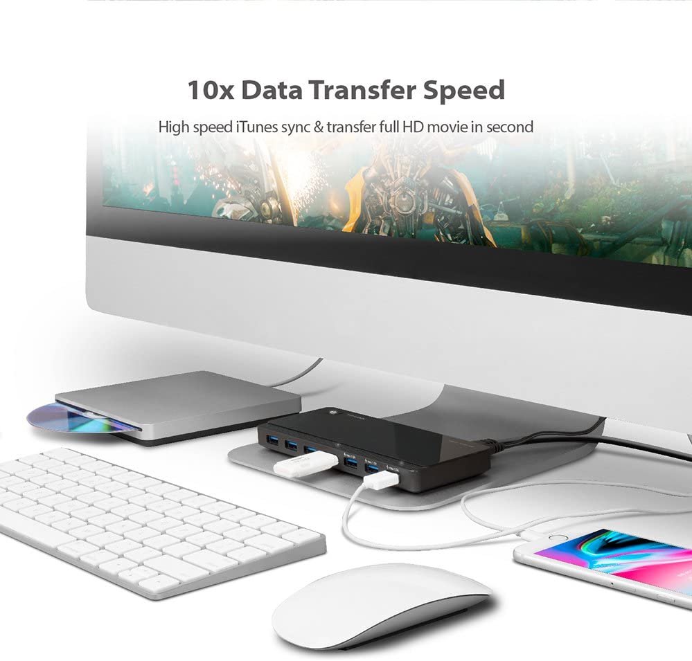 TP-Link USB 3.0 7-Port Hub UH700 - USB - External - 7 USB Port(s) - 7 USB 3.0 Port(s) - Linux, Mac, PC