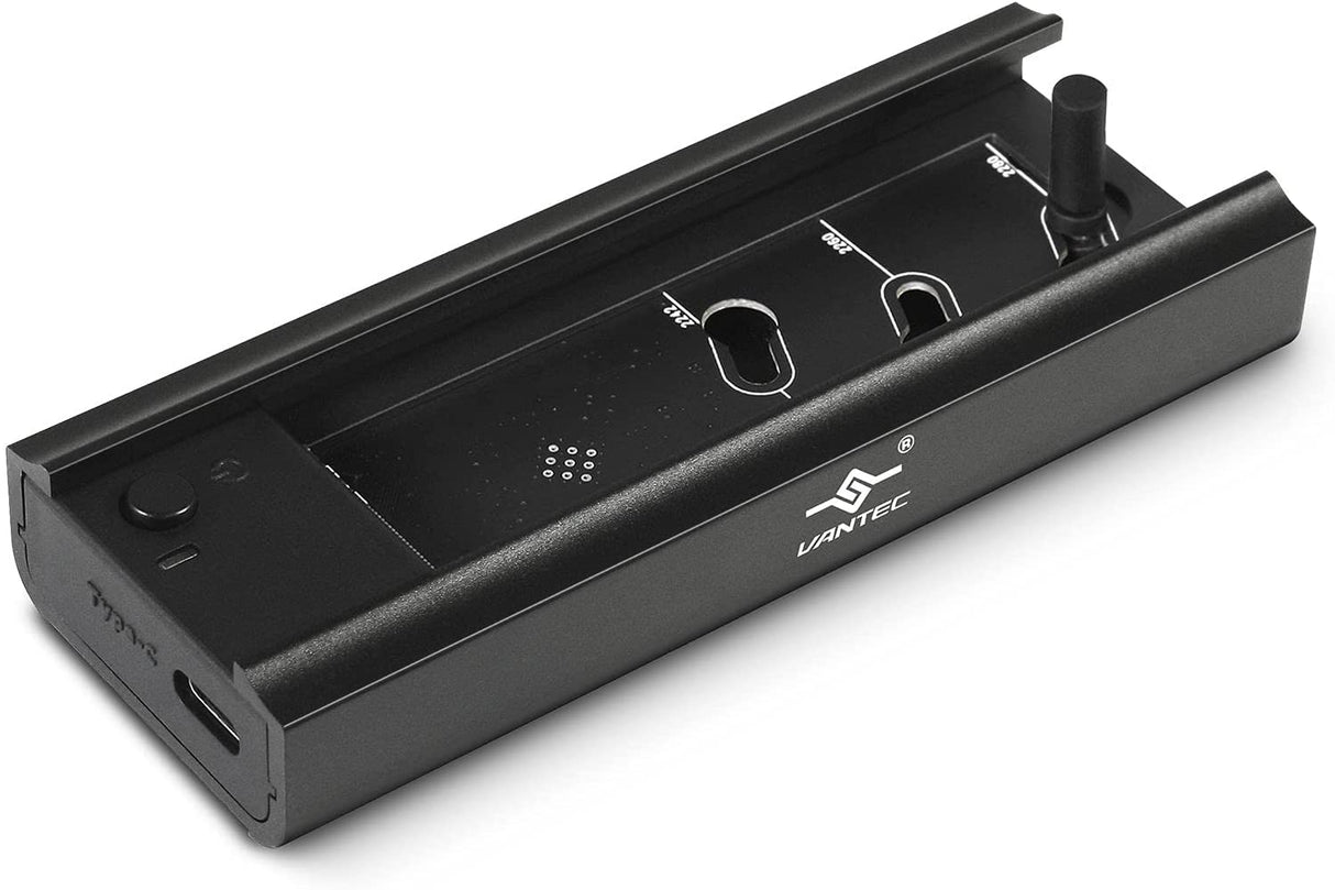 Vantec NexStar SX, USB 3.2 Gen 2x1 Type C M.2 NVMe/SATA SSD Dock (NST-D209C3-BK)