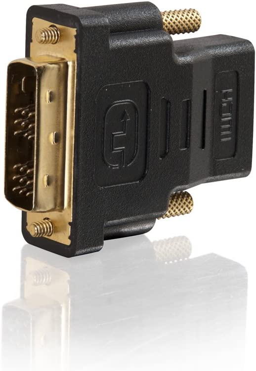 C2g/ cables to go C2G 40746 Velocity DVI-D Male to HDMI Female Inline Adapter, Black DVI Male to HDMI Female