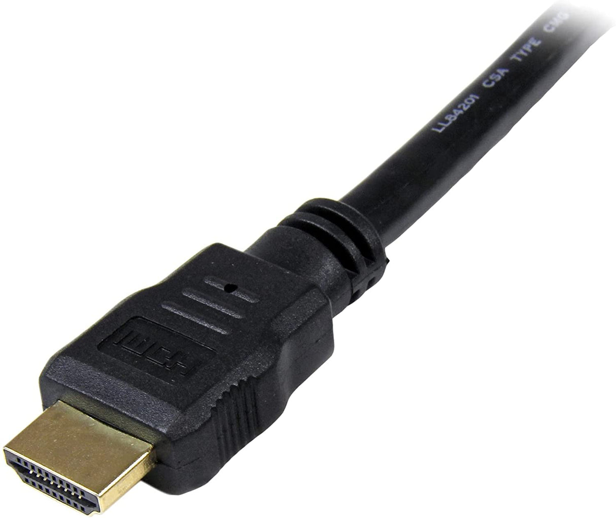 StarTech.com 15ft (4.6m) HDMI Cable - 4K High Speed HDMI Cable with Ethernet - UHD 4K 30Hz Video - HDMI 1.4 Cable - Ultra HD HDMI Monitors, Projectors, TVs & Displays - Black HDMI Cord - M/M (HDMM15) 15 ft / 4.5m