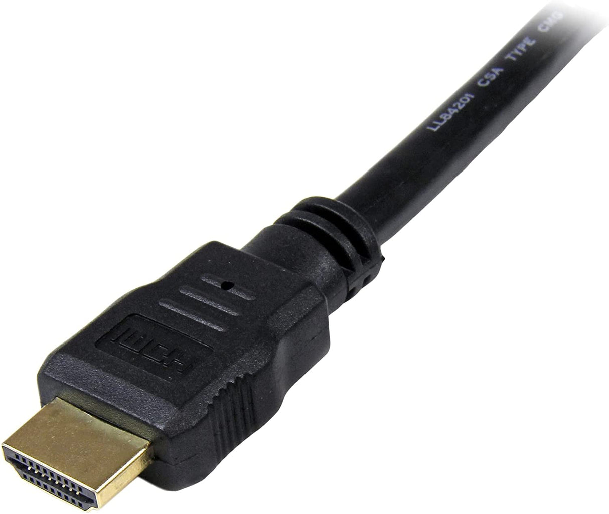 StarTech.com 50cm (1.6ft) HDMI Cable - 4K High Speed HDMI Cable with Ethernet - UHD 4K 30Hz Video - HDMI 1.4 Cable - Ultra HD HDMI Monitors, Projectors, TVs & Displays - Black HDMI Cord - M/M 0.5 meter