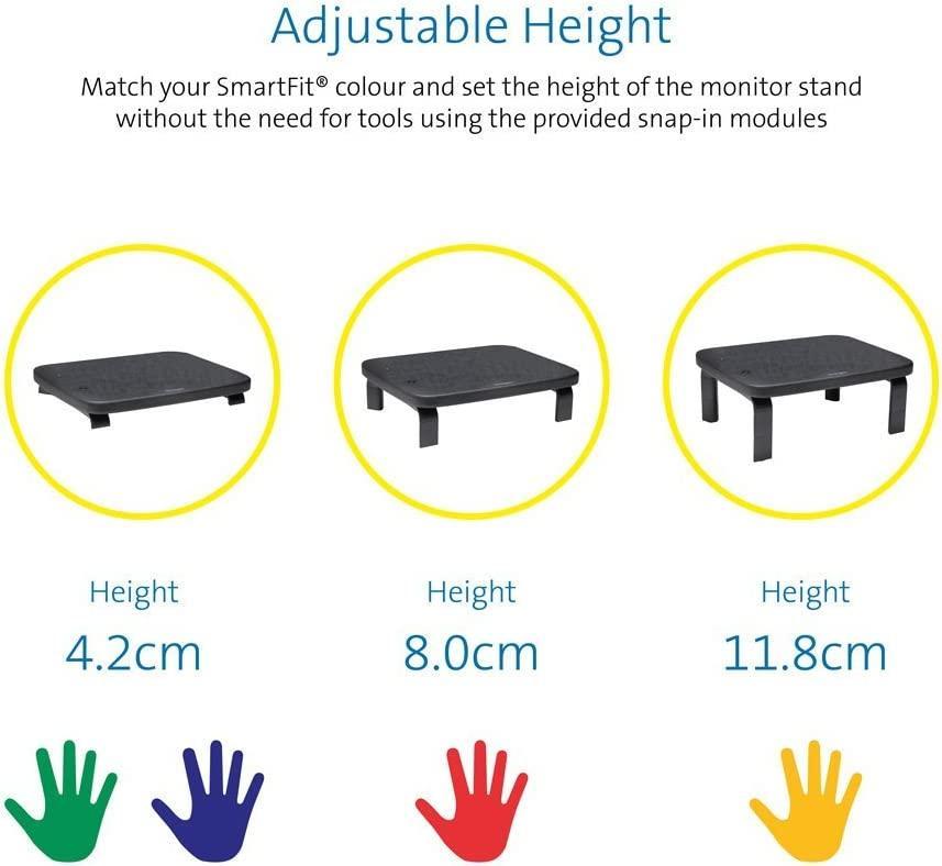 Kensington SmartFit Monitor Stand for up to 21” Screens - Black (K52785WW)