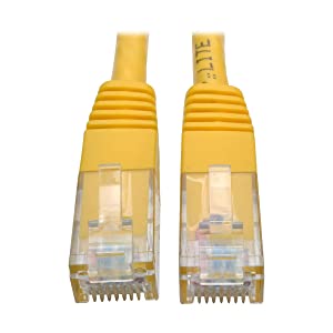 Tripp Lite Cat6 Cat5e Gigabit Molded Patch Cable RJ45 M/M 550MHz