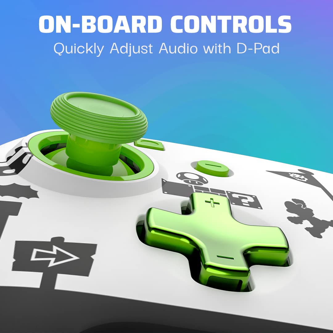 PDP REMATCH Wired Controller for Nintendo Switch/ Lite/ OLED - Super Mario Retro