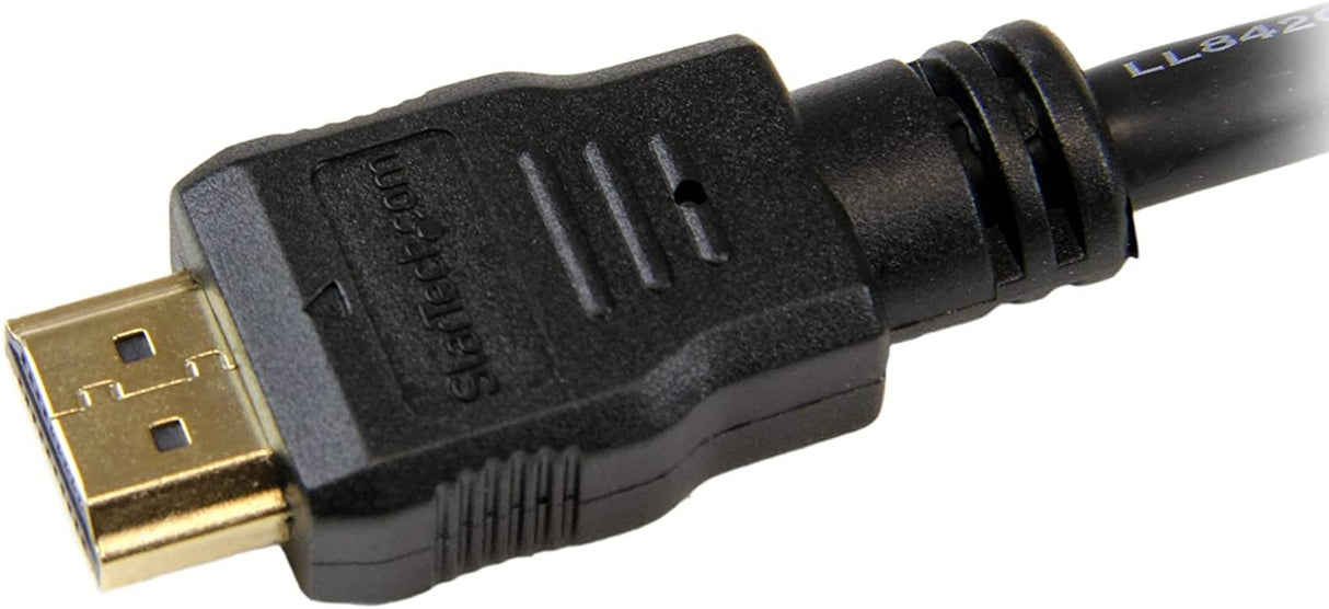 StarTech.com 2m 4K High Speed HDMI Cable - Gold Plated - UHD 4K x 2K - Premium HDMI Video Cable for Your TV, Monitor or Display (HDMM2M),Black 2 meter
