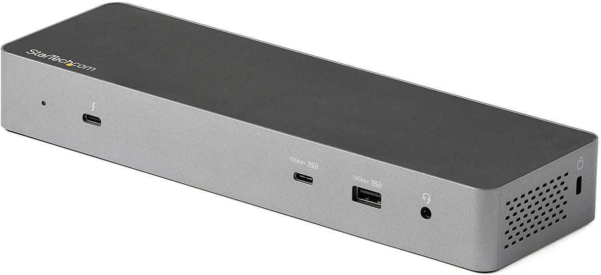 StarTech.com Thunderbolt 3 Dock w/ USB-C Host Compatibility - Dual 4K 60Hz DisplayPort 1.4 or Dual HDMI 2.0 Monitors - Single 8K - TB3/USB-C Laptop Docking Station - 96W PD, 5xUSB 10Gbps (TB3CDK2DH) 96W | DP 1.4