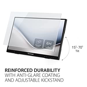 ViewSonic ID2456 24 Inch Touch Display Tablet with Active Stylus, Advanced Ergonomics and USB C for Digital Writing, Graphics Drawing, Remote Teaching, Distance Learning