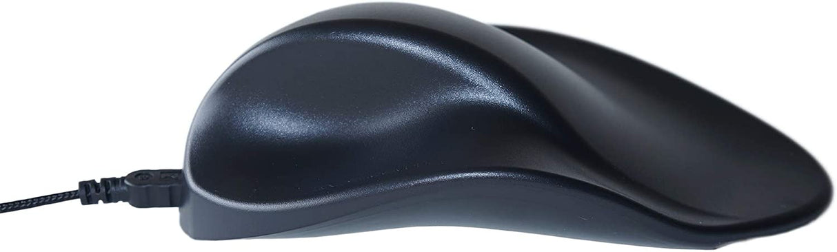 Hippus Handshoemouse the only mouse that fits like a glove Hippus S2WB-LC Wired Light Click Handshoe Mouse (Right Hand, Small, Black)