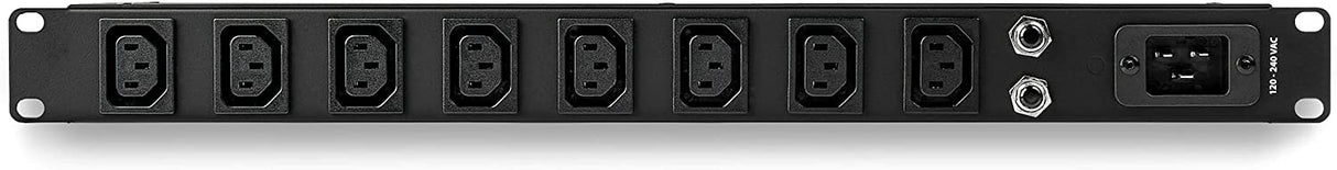 StarTech.com 1U 19 inch 8 Port Rack Mount PDU - IEC C13 Socket Rackmount Power Supply/Strip - Horizontal Server Rack Mountable Surge Protector /Data Center Power Distribution Unit 16A 240V (PDU08C13H)