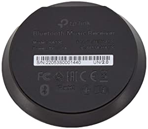 TP-Link Bluetooth Audio Adapter (HA100) - NFC-Enabled Bluetooth 4.1 Receiver, Wireless Audio Adapter Streaming Music from Echo, Smartphone, Tablet, PC to Home Car Stereo Sound System