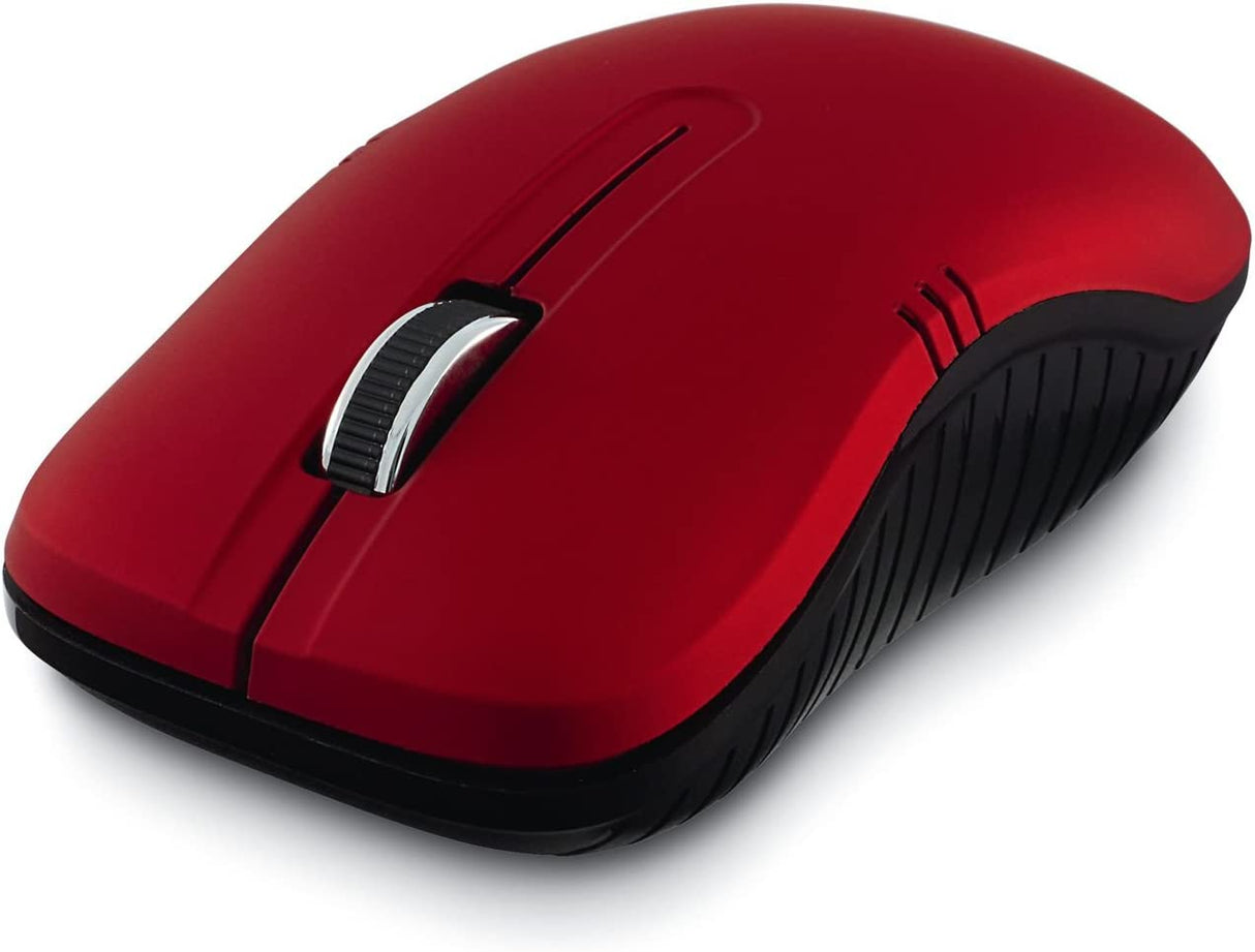 Verbatim Wireless Notebook Optical Mouse, Commuter Series – Matte Red