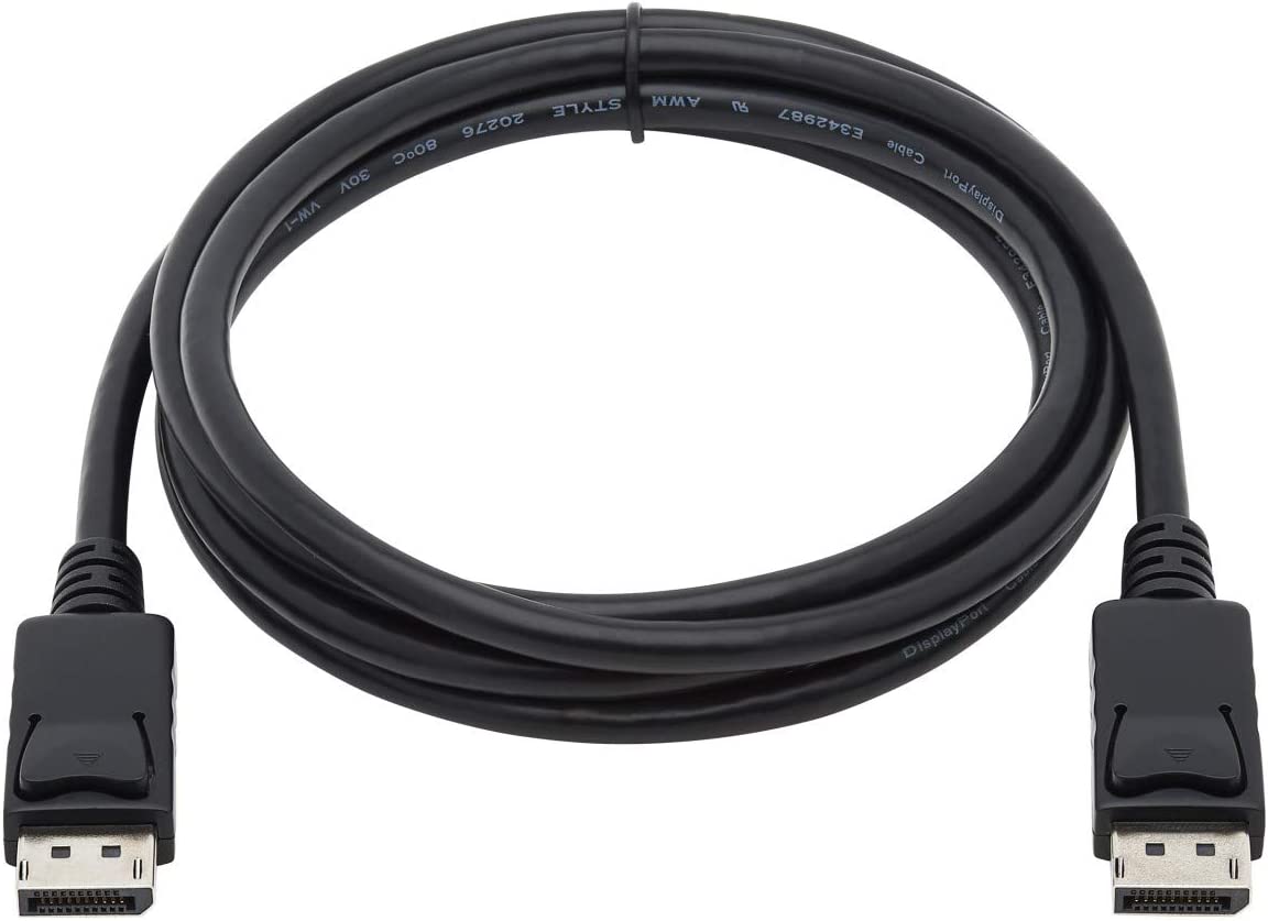 Tripp Lite DisplayPort Cable with Latches (M/M), DP to DP, 4K x 2K, 6-ft. (P580-006), Black 6' Cable