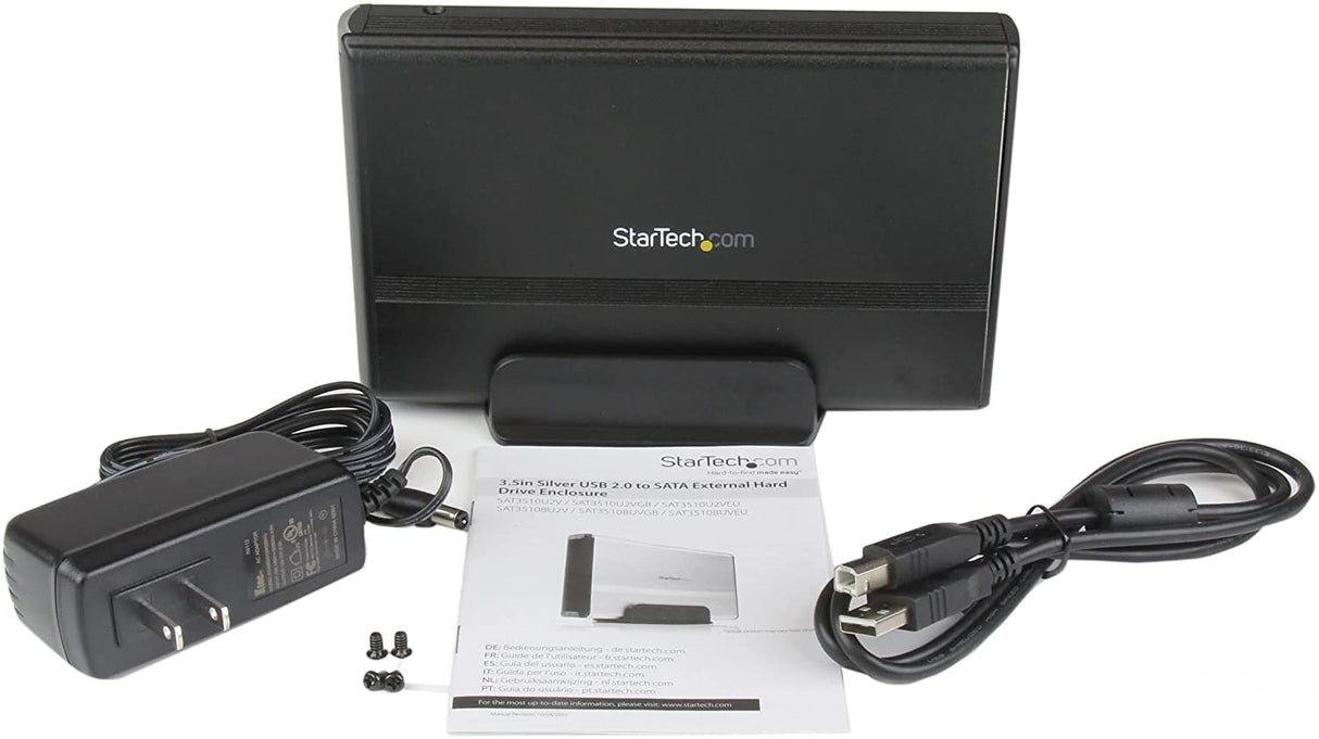 StarTech.com 10/100 Mbps Ethernet to Fiber Optic Media Converter - ST Multimode - 1310nm - 2km - Full/Half Duplex (MCM110ST2) Black