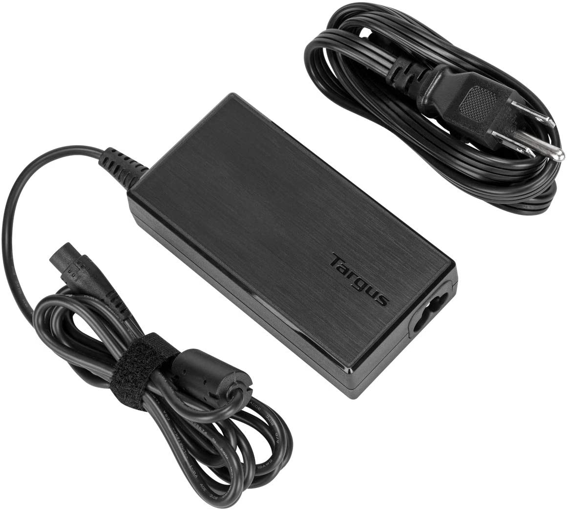 Targus 90W AC Semi-Slim Universal Laptop Charger with 6-Foot Cable, Includes 5 Power Tips Compatible with Major Brands: Acer, ASUS, HP, Compaq, Dell, Toshiba, Gateway, IBM, Lenovo, Fujitsu (APA90US)
