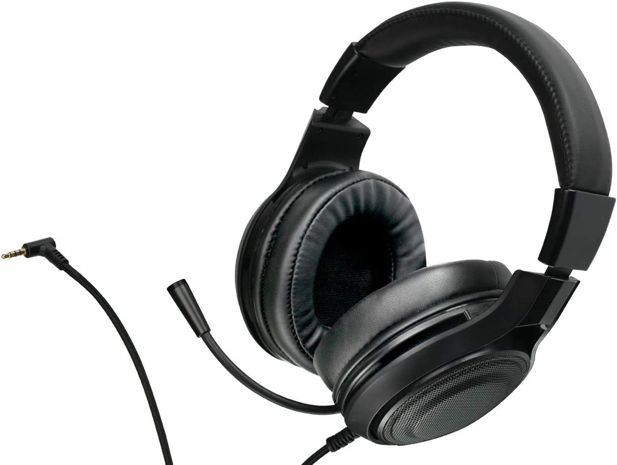 IOGEAR Kaliber NUKLEUS Gaming Headset - Xbox One S/Xbox One - PS4 - PC/Mac & Mobile Devices - 50mm Drivers - Built-in Volume Control - 3.5mm 4-Pole Stereo Plug - Includes Y Adapter for PCs - GHG601