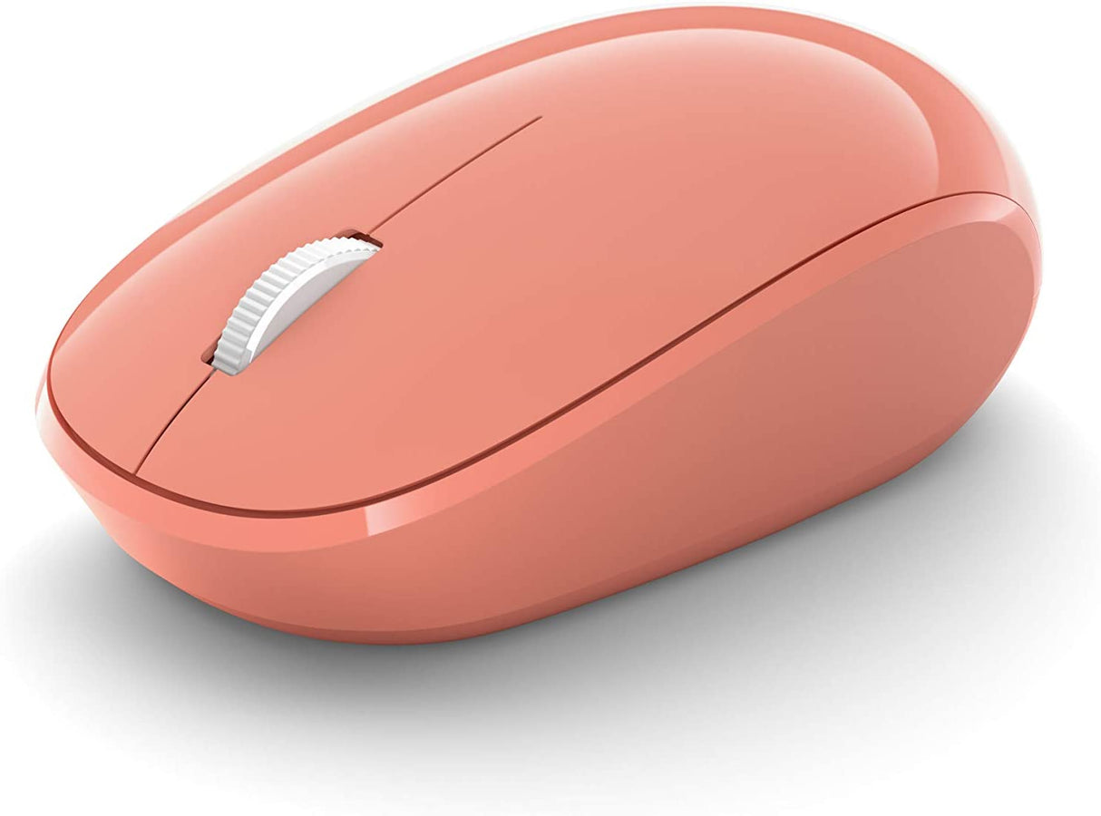 Microsoft Bluetooth Mouse - Peach. Comfortable design, Right/Left Hand Use, 4-Way Scroll Wheel, Wireless Bluetooth Mouse for PC/Laptop/Desktop, works with for Mac/Windows Computers