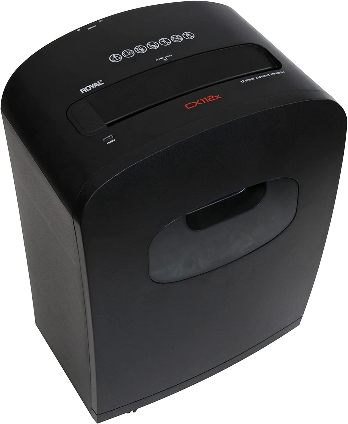 Royal 29186X CX112X 12-Sheet Crosscut Shredder. 12 Sheet