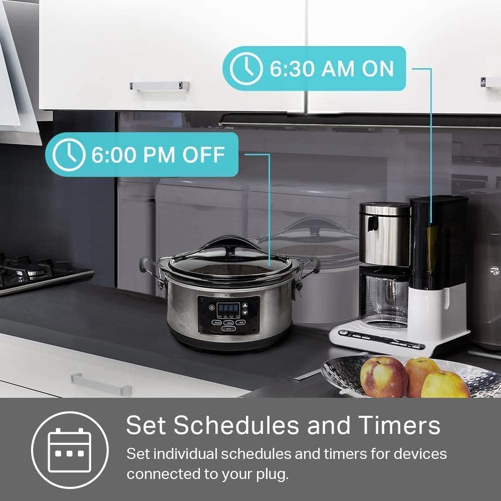 Kasa Smart Plug HS103P4, Smart Home Wi-Fi Outlet Works with Alexa, Echo, Google Home & IFTTT, No Hub Required, Remote Control, 15 Amp, UL Certified, 4-Pack, White Mini 4-Pack