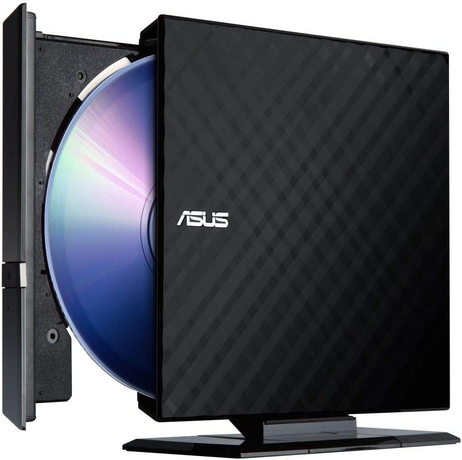Asus 8X External Slim DVD+/-RW Drive SDRW-08D2S-U - Retail (Black)