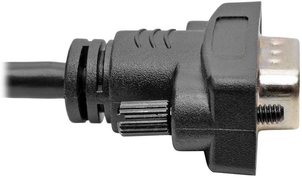 Tripp Lite HDMI to VGA Active Adapter Converter Cable Low Profile HD15 M/M 1080p 3ft (P566-003-VGA), Black 3ft. HDMI to VGA