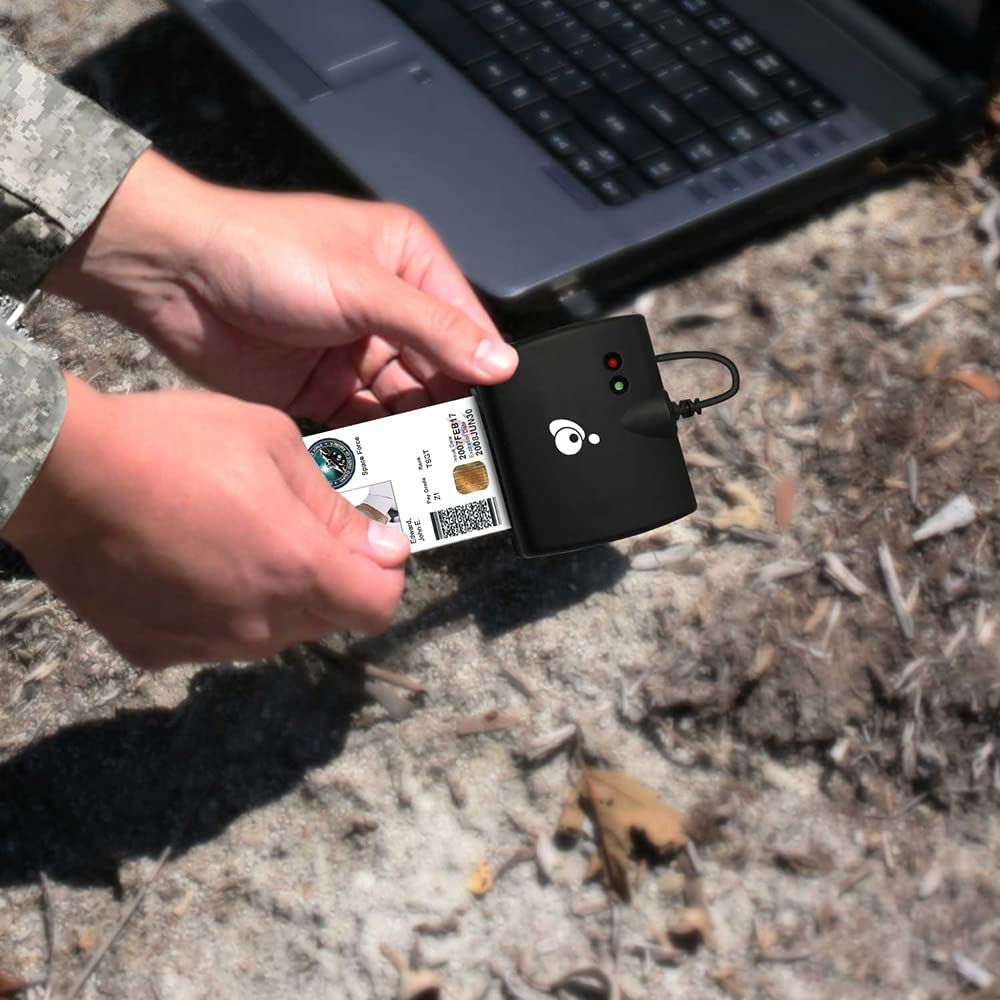 IOGEAR USB-C Common Access CAC Smart Card Reader - DOD - Government - Healthcare - TAA Compliant - Support for V7.x n V8. USAccess Personal Identity Verification (PIV) - Mac OS - Win - Linux- GSR205