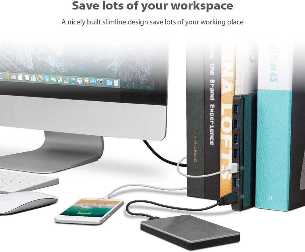 TP-Link USB 3.0 7-Port Hub UH700 - USB - External - 7 USB Port(s) - 7 USB 3.0 Port(s) - Linux, Mac, PC