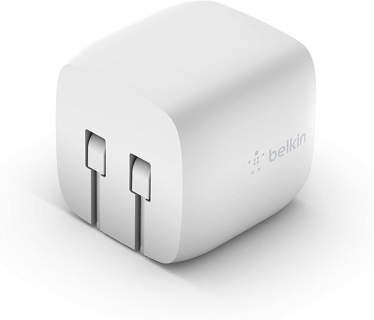 Belkin USB-PD GaN Charger 30W(USB-C Fast Charger for iPhone,MacBook Air,iPad Pro,Pixel, Galaxy, More) iPhone Fast Charger, USB-C Power Delivery with 1M(3.3ft) PVC USB-C to Lightning Cable (WCH001dq) Includes PVC USB-C to Lightning Cable