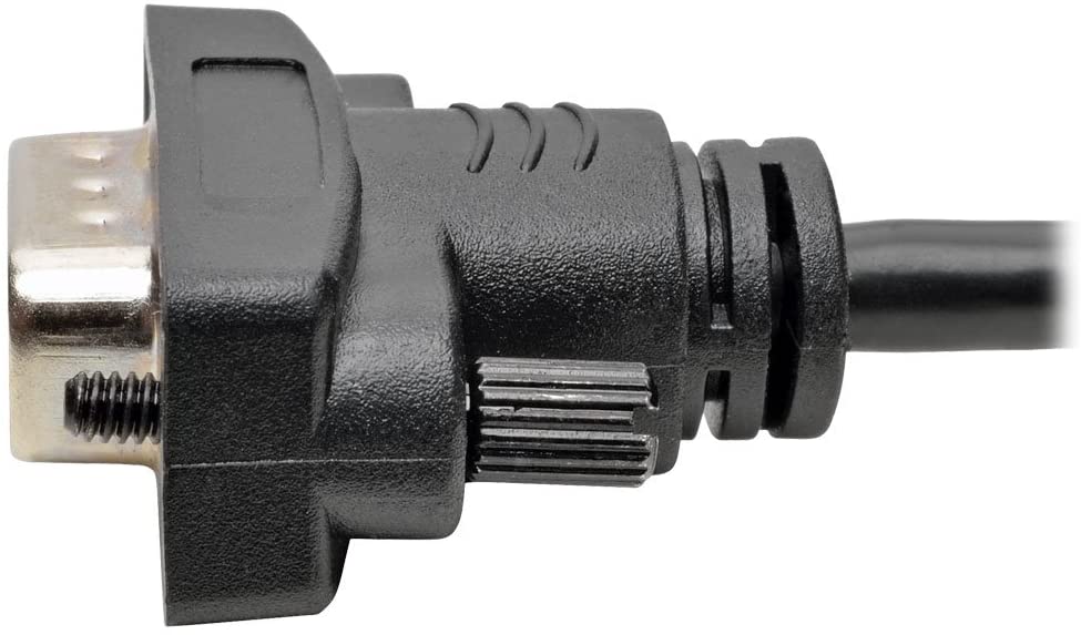 Tripp Lite HDMI to VGA Active Adapter Converter Cable Low Profile HD15 M/M 1080p 3ft (P566-003-VGA), Black 3ft. HDMI to VGA