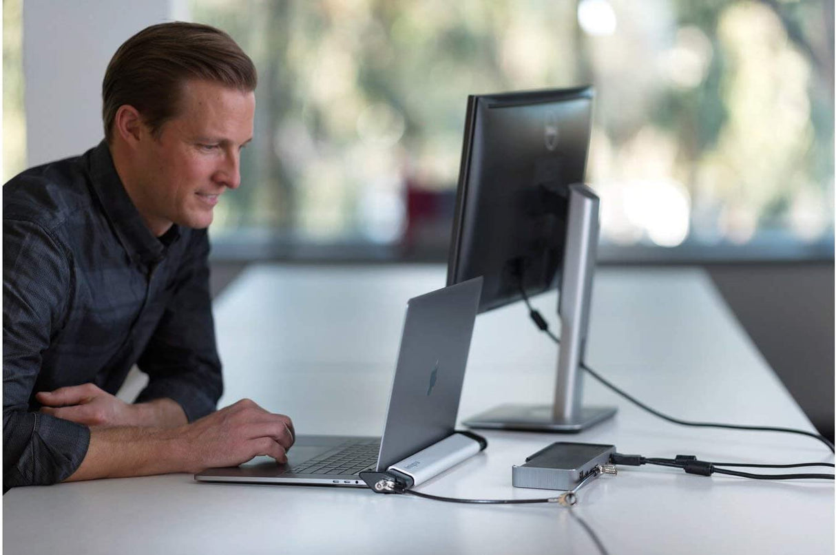 Kensington MacBook and Surface Laptop Locking Station with Keyed Lock Cable (K64453WW)