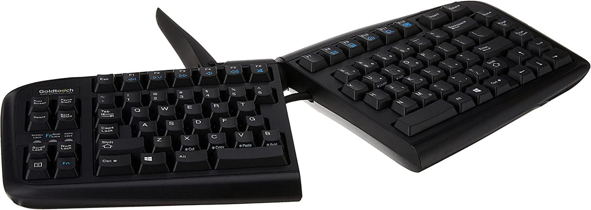 Goldtouch GTN-0099 V2 Adjustable Ergonomic Keyboard -- PC Only (USB & PS2) Black