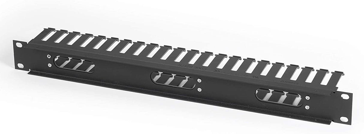 Black box network services Black Box Network - RMT100A-R4 Horizontal Cable Manager - Matte Black - Steel - TAA Compliant