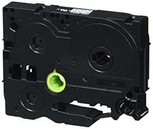 Brother Genuine P-Touch, HGE-S221 5 Pack Tape (HGES2215PK) 0.35" (9mm) x 26.2ft (8m) Extra Strength Adhesive, Black on White, Indoor/Outdoor Use, Extreme Temps, Chemical and Moisture Resistant