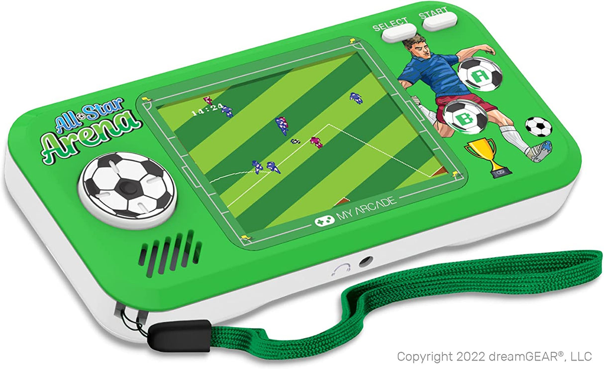 My Arcade All Star Arena Pocket Player- Portable Gaming System with 307 Retro Games, 2.75" Screen -DGUNL-4128