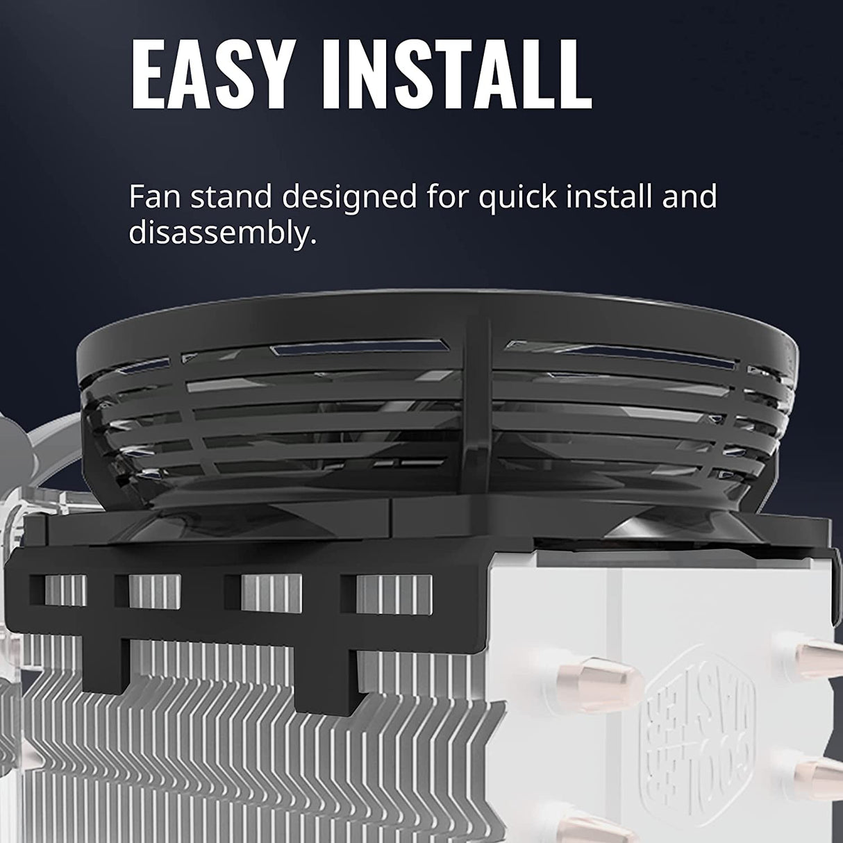 Cooler Master Hyper T20 Compact CPU Air Cooler, 95mm Fan, 2 Copper Direct Contact Heat Pipe for AMD Ryzen/Intel LGA1200/1151 Hyper T20 2 Heat Pipes