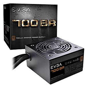 EVGA 700 BR, 80+ Bronze 700W, 3 Year Warranty, Power Supply 100- BR-0700-K1 100-BR-0700-K1