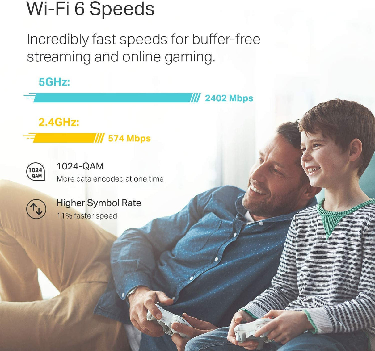 TP-Link WiFi 6 Mesh WiFi, AX3000 Whole Home Mesh WiFi System (Deco X60) - Covers up to 5000 Sq. Ft., Replaces WiFi Routers and Extenders, Parental Control, 2-pack WiFi 6 Mesh, Dual-Band