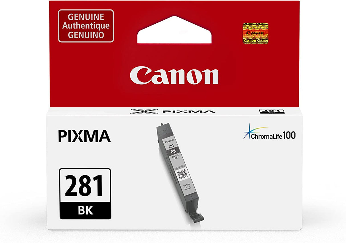 Canon CLI-281 Black Ink Tank, Compatible to TR8520, TR7520, TS9120 Series,TS8120 Series, TS6120 Series, TS9521C, TS9520, TS8220 Series, TS6220 Series Black Standard Ink