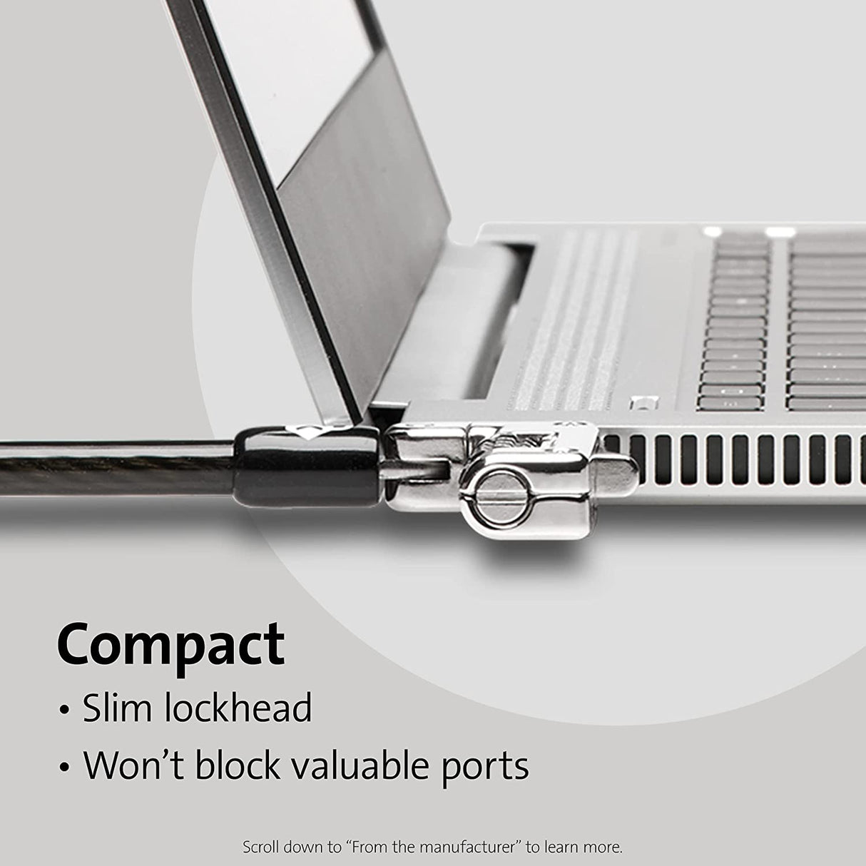 Kensington Slim NanoSaver Combination Ultra Cable Lock for Nano Slot (K60629WW)