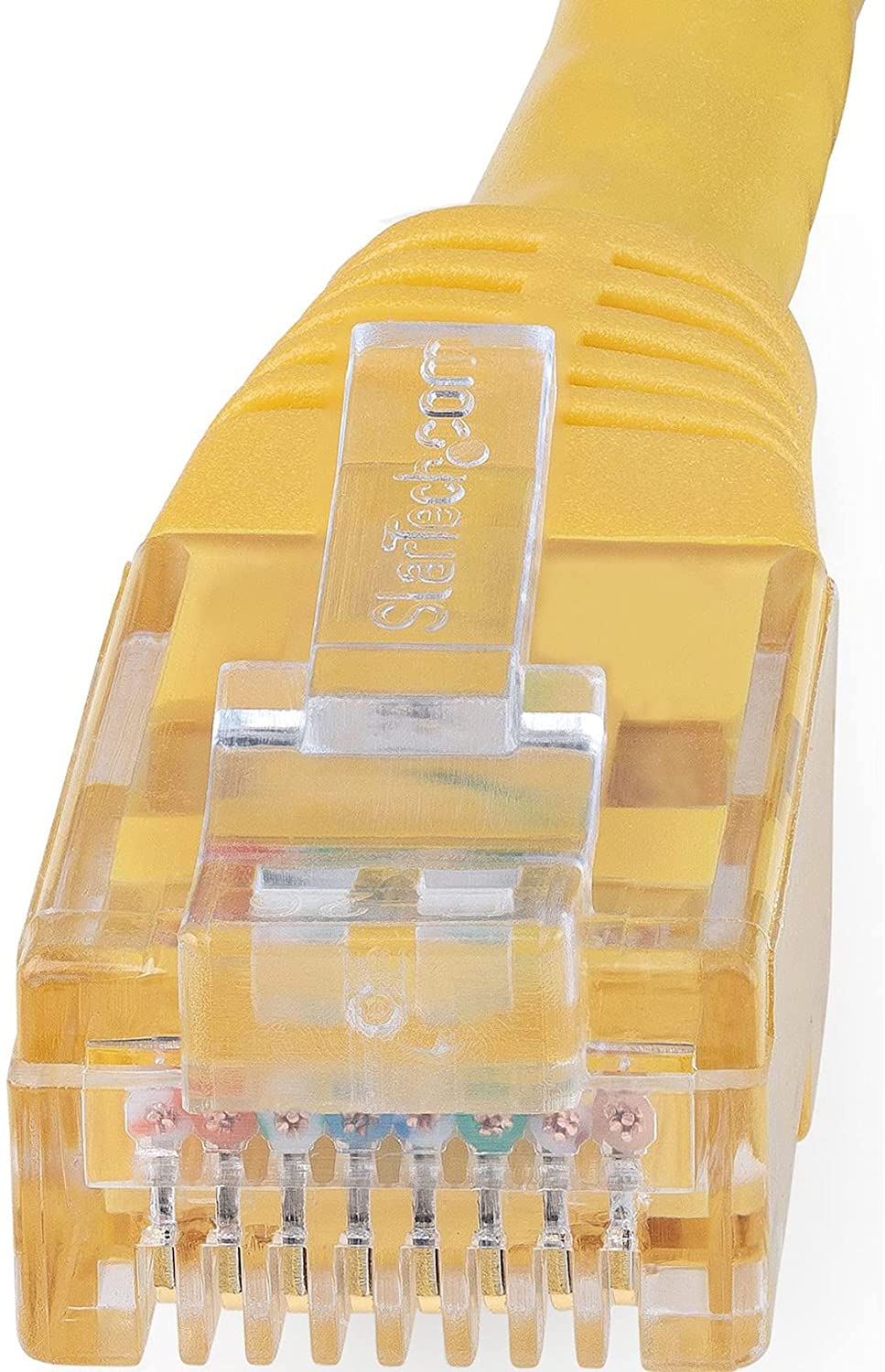 StarTech.com 3ft CAT6 Ethernet Cable - Yellow CAT 6 Gigabit Ethernet Wire -650MHz 100W PoE++ RJ45 UTP Molded Category 6 Network/Patch Cord w/Strain Relief/Fluke Tested UL/TIA Certified (C6PATCH3YL) Yellow 3 ft / 0.9 m 1 Pack