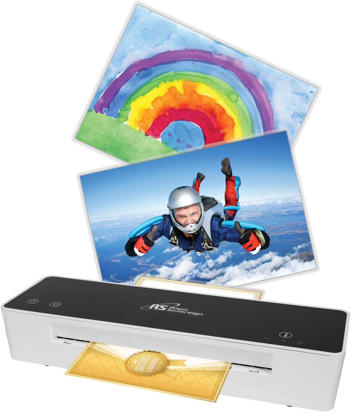 Royal Sovereign Thermal Laminating Pouches, 3 Mil, Letter Size 11.25" x 8.75 Inches, Clear Gloss, 25 Pouches (RF03LETR0025)