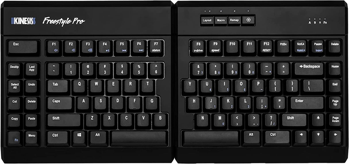 Kinesis Freestyle Pro Ergonomic Keyboard (Mechanical, Programmable, Adjustable) Cherry MX Brown