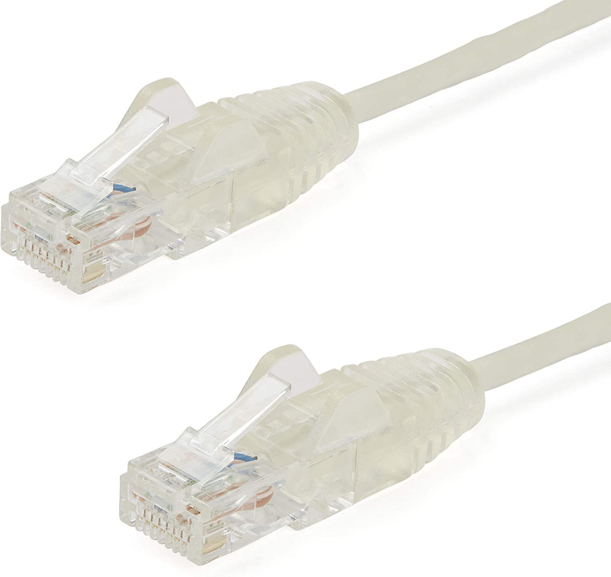 StarTech.com 6 ft CAT6 Cable - Slim CAT6 Patch Cord - Gray - Snagless RJ45 Connectors - Gigabit Ethernet Cable - 28 AWG - LSZH (N6PAT6GSR) (N6PAT6GRS) Gray 6 ft