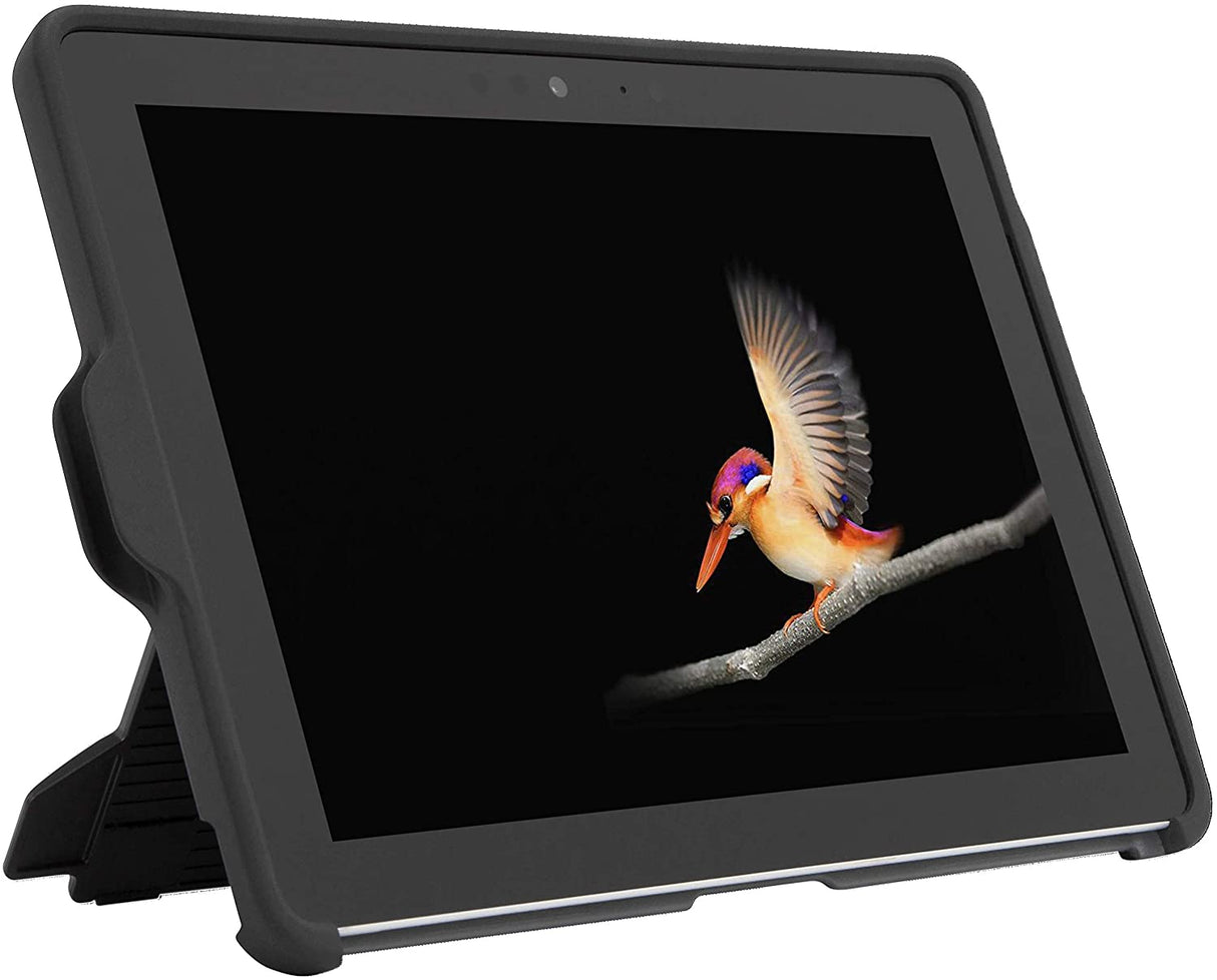 Targus Protect Case for Microsoft Surface Go 2 and Surface Go with Hands Free Kickstand, Military Grade Drop-Safe Protection, Stylus Holder, Secure Closure, Gray (THZ779GL)