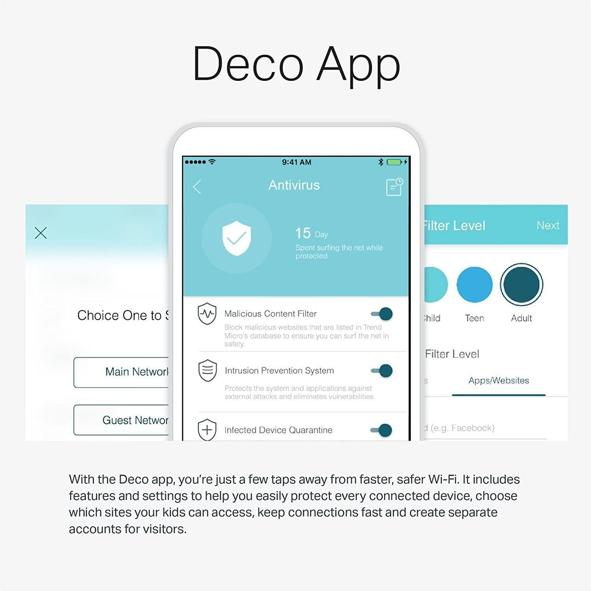 TP-Link Networking Deco M5(3-Pack)/CA AC1300 Whole-Home Wi-Fi System Retail