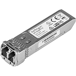 StarTech.com Cisco SFP-10G-SR-S Compatible SFP+ Module - 10GBASE-SR - 10GbE Multimode Fiber MMF Optic Transceiver - 10GbE SFP+ - LC 300m - 850nm - DDM Cisco Firepower, ASR9000, C9300 (SFP10GSRSTTA) SFP-10G-SR (TAA) Single