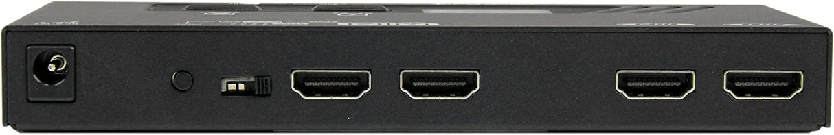 StarTech.com 2x2 HDMI Matrix Switch with Remote - 1080p Automatic & Priority Switcher - Video Wall Auto Selector Splitter Box - Audio Out (VS222HDQ) HDMI 2x2