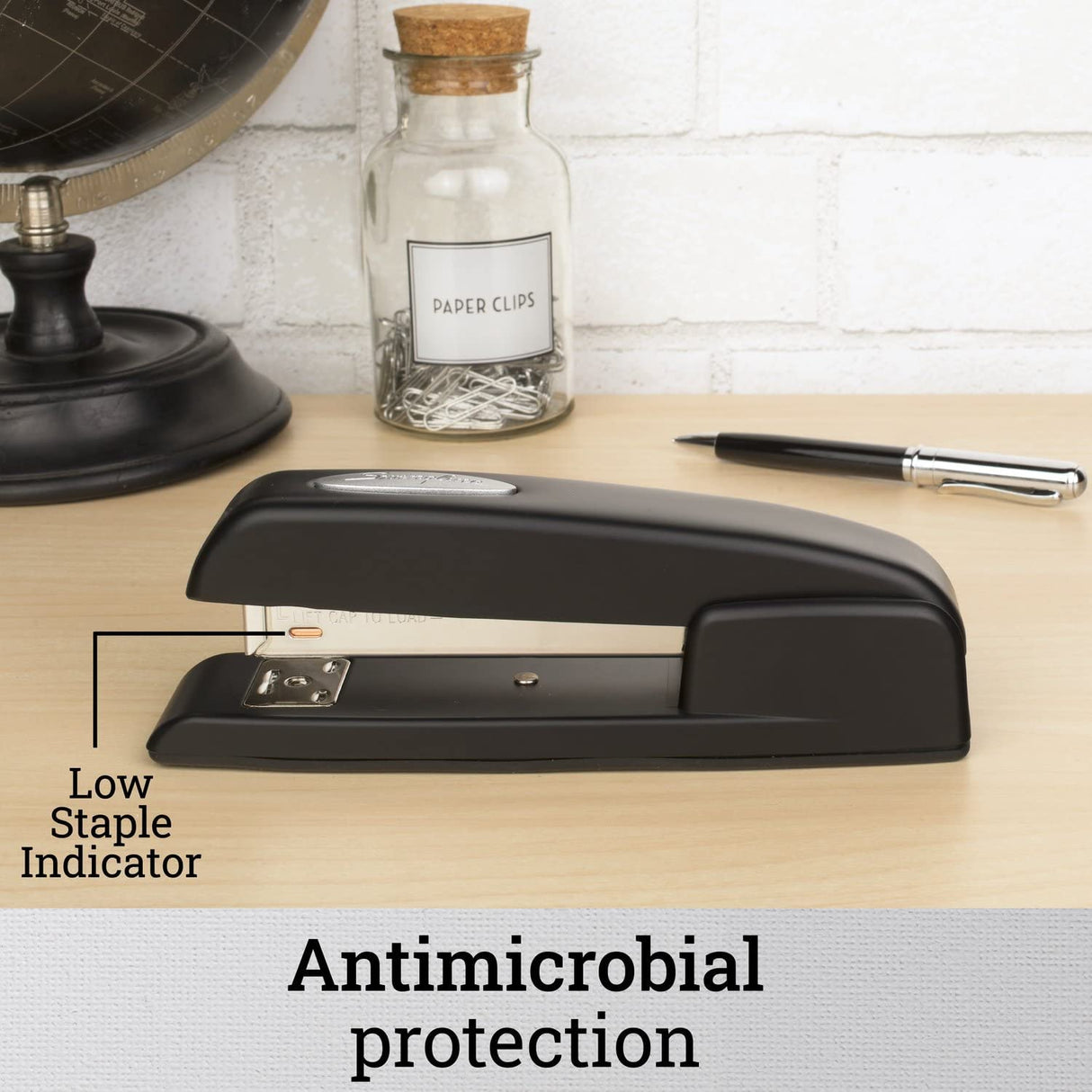 Swingline Stapler, 747 Iconic Desk Stapler, 25 Sheet Paper Capacity, Heavy Duty Stapler for Office Desktop or Home Office Supplies, Black (74741) Black - 74741 Pack of 1 Black Stapler